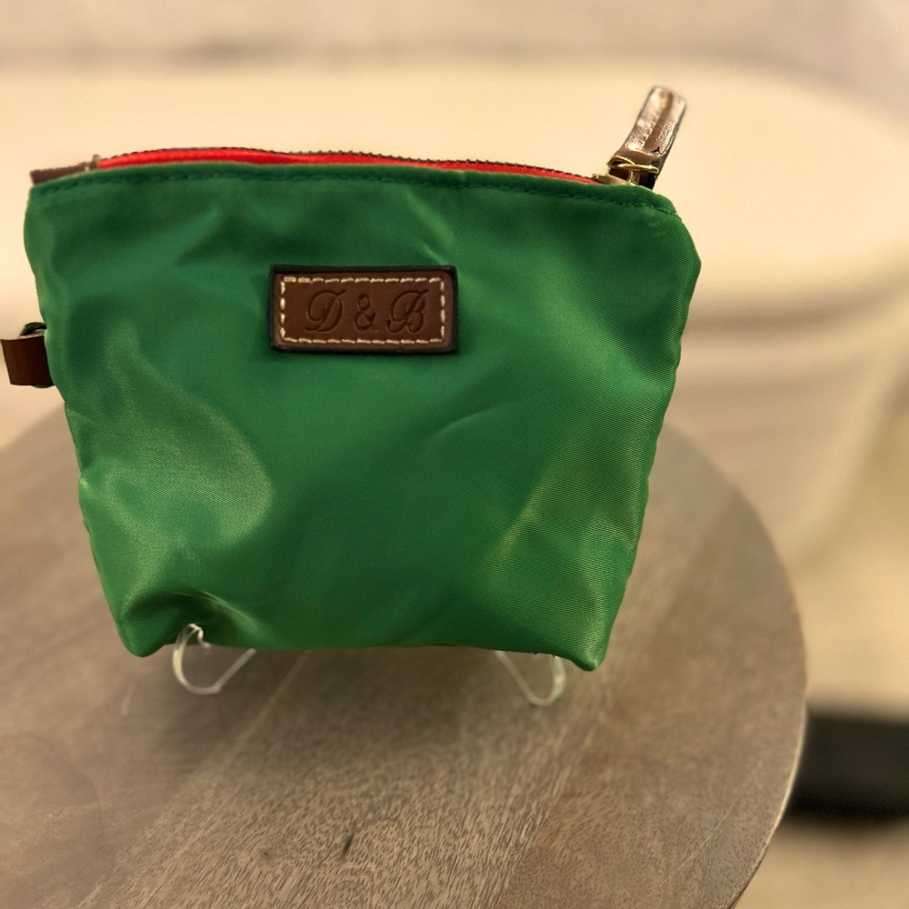 Dooney and Bourke Nylon Cosmetic Case in KELLY GREEN
